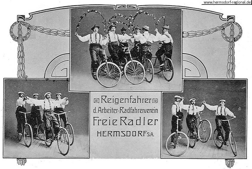 Reigenfahrer der Freie Radler Hermsdorf
